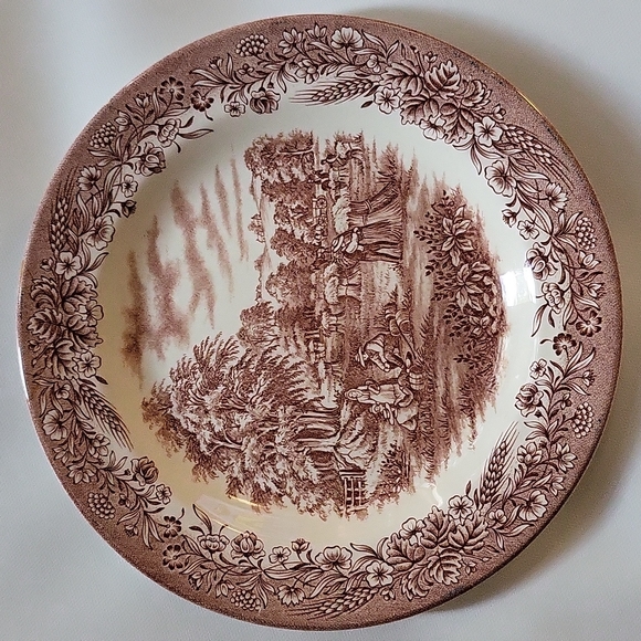 Currier & Ives Other - Harvest Dinner Plate From Currier & Ives
